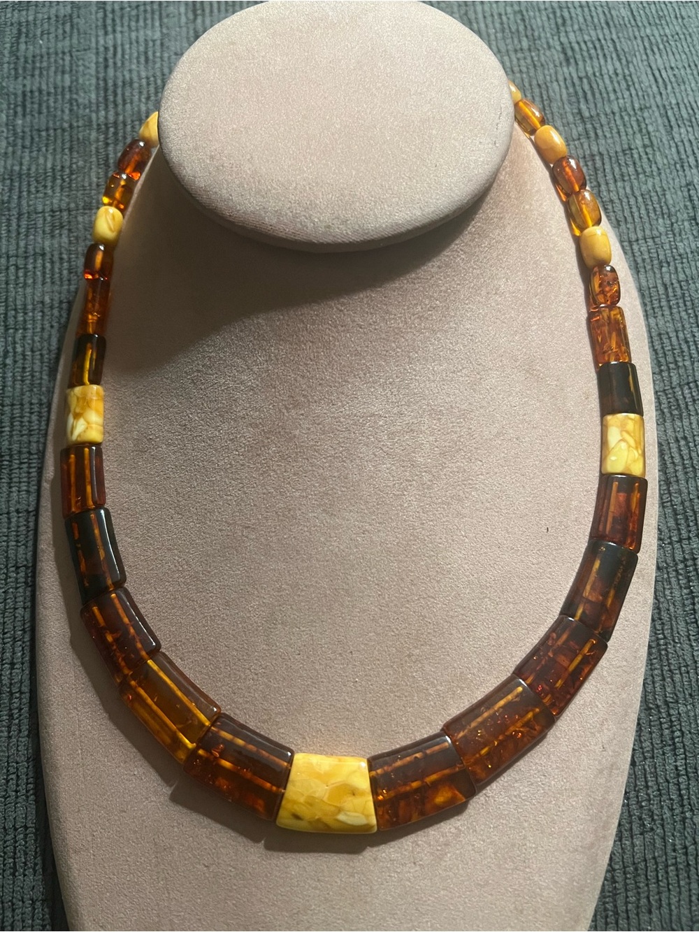 Natural Vintage Baltic Amber Collar Necklace!